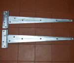 600 mm 24" Galvanised HD Tee Hinge for Stable, Garage Doors, Gates etc (120-24")